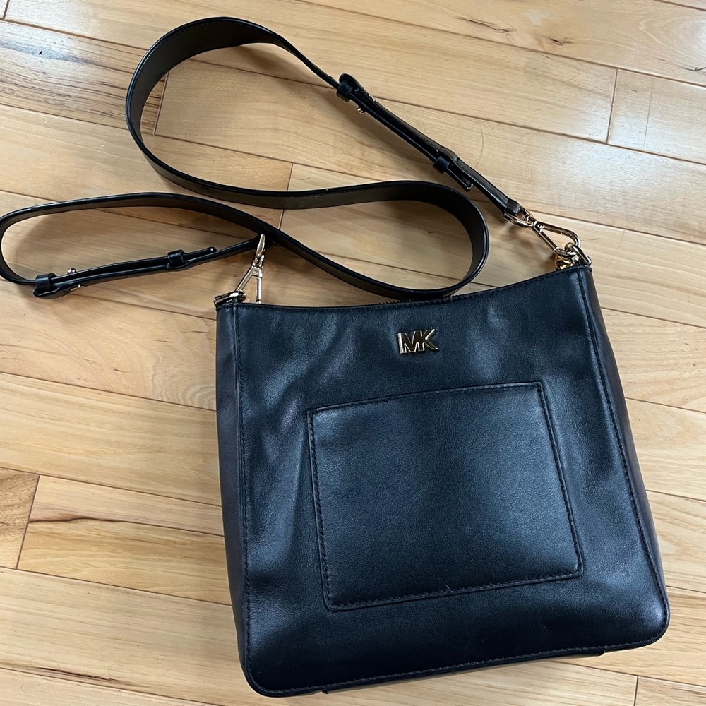 Authentic Michael Kors crossbody black purse